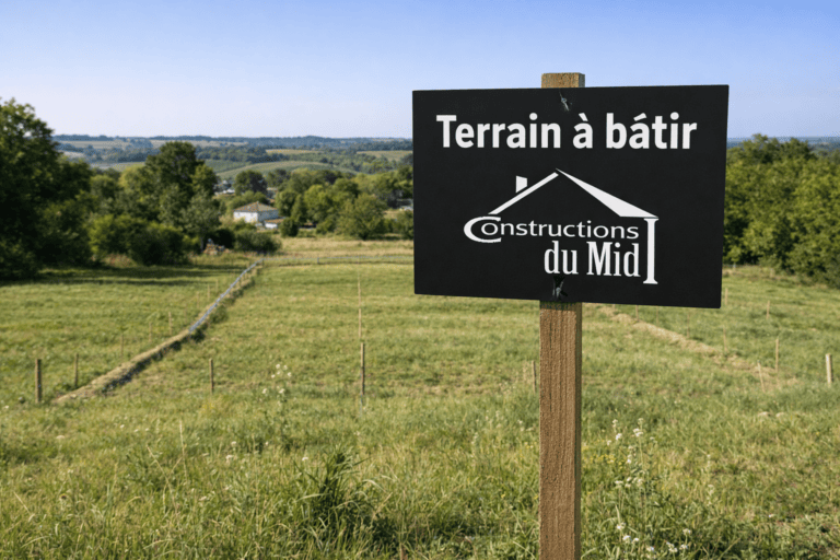 Terrain à bâtir de 640 m² à Cologne – 63 000 € – Votre projet de maison neuve avec Constructions du Midi 32