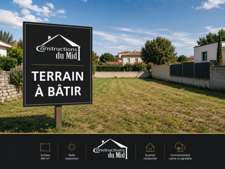 Terrain À bâtir 600m²
