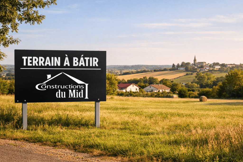 Terrain à bâtir 990 m² à Corronsac (31450) – À partir de 199 000 € | Constructions du Midi 31| Haute‑Garonne (31)