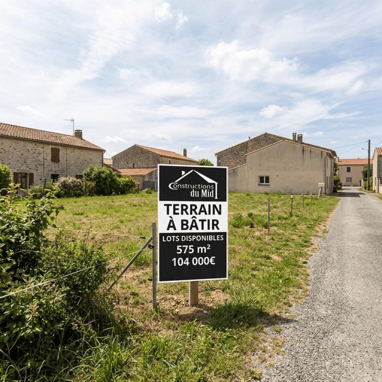 Terrain à Bâtir de 575 m² sur Lasserre Pradère à 105 000 € – Constructions du Midi 31 Ouest de Toulouse 31