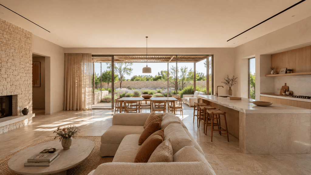 2026 08 31 02 maison A interieur sejour cuisine contemporaine