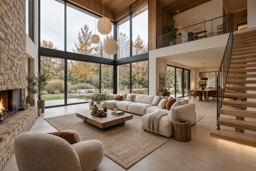 2026 09 17 06 maison C interieur espace de vie double hauteur
