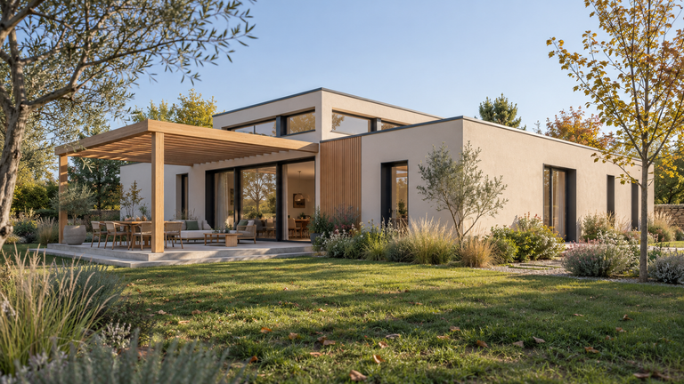 2026 09 24 01 maison A exterieur plain pied 104m2 lanterneau lineaire