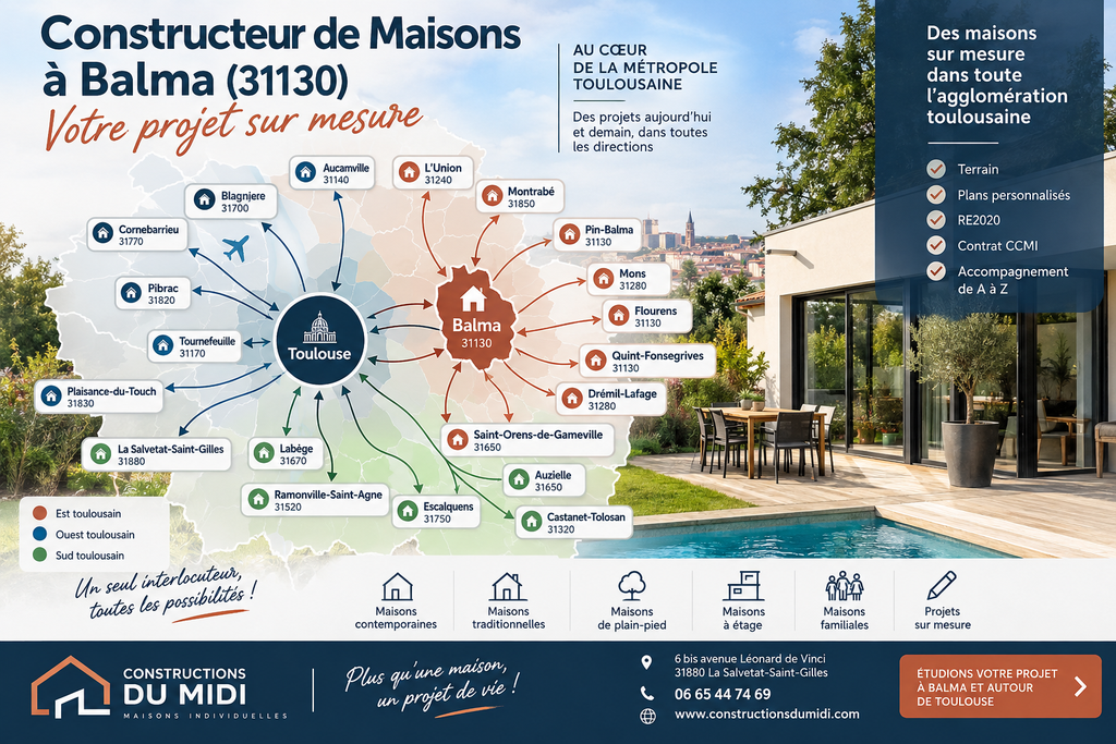 Constructeur de maison sur mesur balma