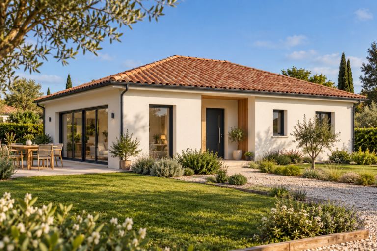Maison contemporaine avec jardin en Haute Garonne
